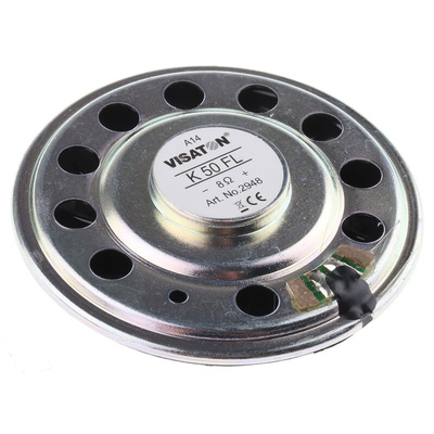 Visaton 50mm dia 1W nom Full Range Speaker Driver, 8Ω, 150 Hz → 20 kHz