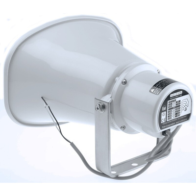 TOA SC-630M 30W White Horn Speaker, 250 Hz → 10 kHz, 170 Ω, 330 Ω, IP65