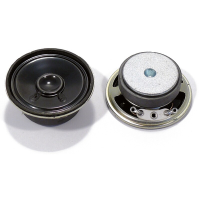 Visaton 45mm dia 1W nom Mid Range Speaker Driver, 8Ω, 300 Hz → 14 kHz