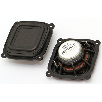 Tectonic 65mm dia 12W nom Full Range Speaker Driver, 4Ω, 80 Hz → 20 kHz