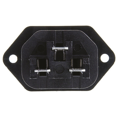 Bulgin C13 Panel Mount IEC Connector Socket, 10A, 250 V ac