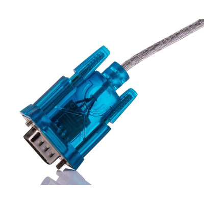 RS PRO RS232 USB A Male to DB-9 Male Converter Cable