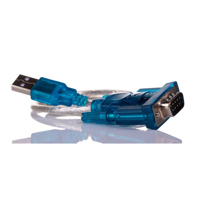 RS PRO RS232 USB A Male to DB-9 Male Converter Cable