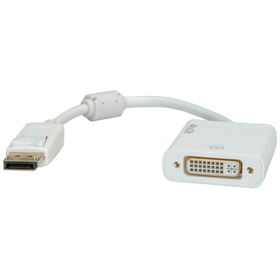 Roline DisplayPort to DVI Adapter, 1.2m Length - 3840 x 2160 Maximum Resolution