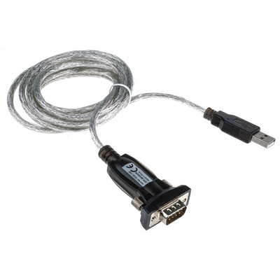 Roline Male to DB-9 Male USB Serial Cable Adapter