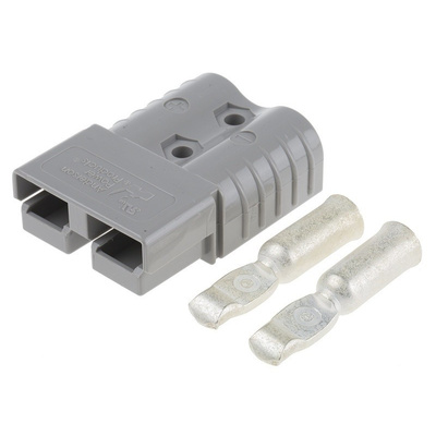 Anderson Power Products, SB120 Male Battery Connector, Cable Mount, 240.0A, 600.0 V