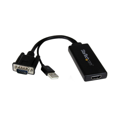 StarTech.com VGA to HDMI Video Converter, 260mm Length - 1920 x 1080 Maximum Resolution