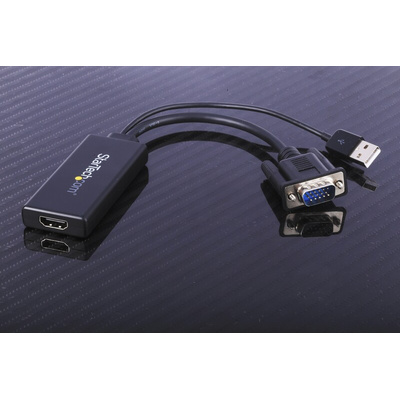 StarTech.com VGA to HDMI Video Converter, 260mm Length - 1920 x 1080 Maximum Resolution