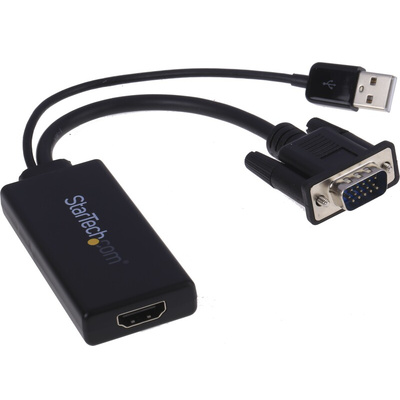 StarTech.com VGA to HDMI Video Converter, 260mm Length - 1920 x 1080 Maximum Resolution