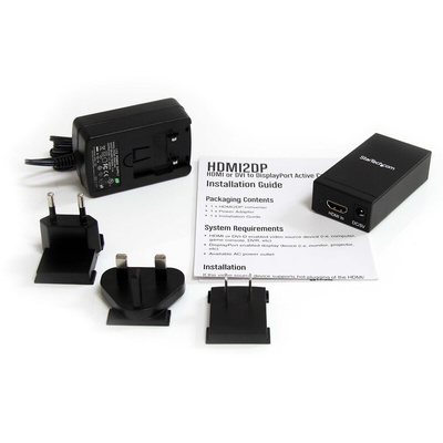 StarTech.com HDMI to DisplayPort Video Converter, 82mm Length - 1920 x 1200 Maximum Resolution