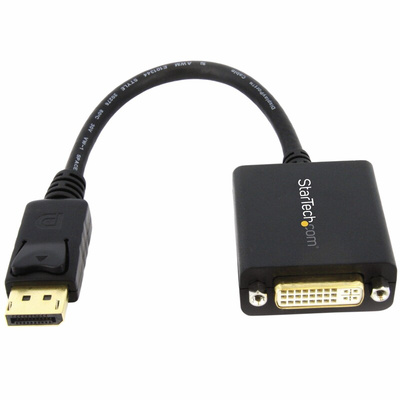 StarTech.com DisplayPort to DVI Adapter, 152.4mm Length - 1920 x 1200 Maximum Resolution