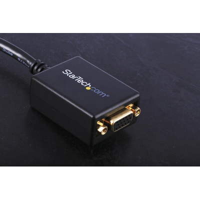 StarTech.com DisplayPort to VGA Adapter, 225mm Length - 1920 x 1200 Maximum Resolution