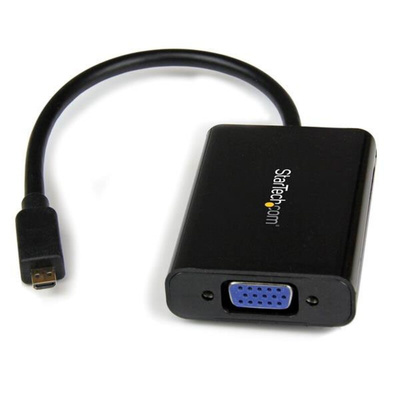 Startech Micro HDMI to VGA Adapter, 258mm Length - 1920 x 1080 Maximum Resolution