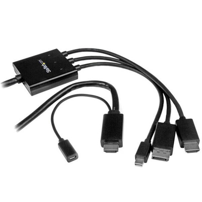Startech DisplayPort, Mini DisplayPort to HDMI Adapter, 2m Length - 4K Maximum Resolution