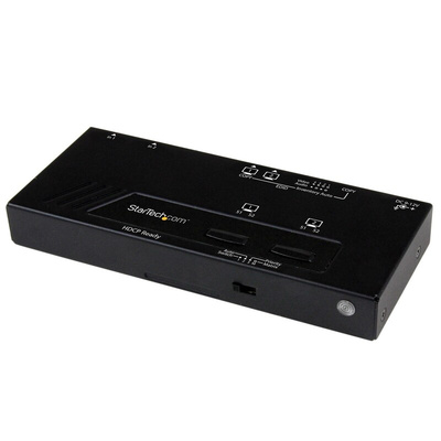 StarTech.com 2 Port 2 Input 2 Output HDMI Matrix Switch 1920 x 1200