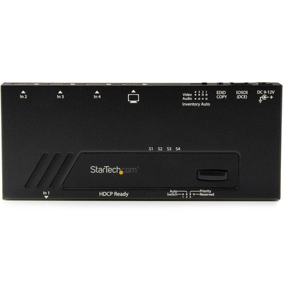 StarTech.com 4 Port 1 Input 4 Output HDMI Switch - up to 4K