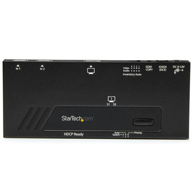 StarTech.com 2 Port 1 Input 2 Output HDMI Switch - up to 4K