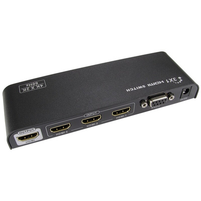 NewLink 3 Port 1 Input 3 Output HDMI Switch 4K x 2K