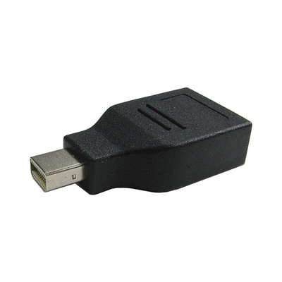 RS PRO Mini DisplayPort Male to DisplayPort Female Adapter