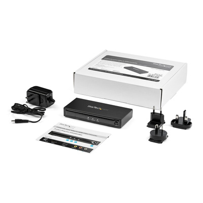 Startech 2 port Composite, Audio RCA, S-Video to HDMI Video Converter, 1280 x 720 Maximum Resolution