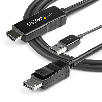 Startech HDMI to DisplayPort Video Converter, 3m Length - 3840 x 2160 Maximum Resolution