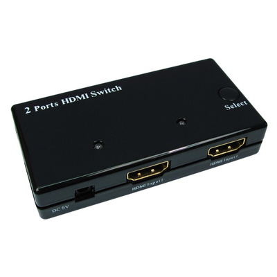 RS PRO 2 Port 2 Input 1 Output HDMI Switch 1080