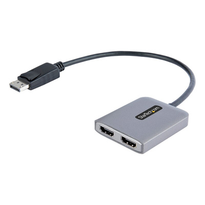 StarTech.com 2 Port 1 Input 1 Output DisplayPort, HDMI Multi-Monitor Adapter 4K @ 60