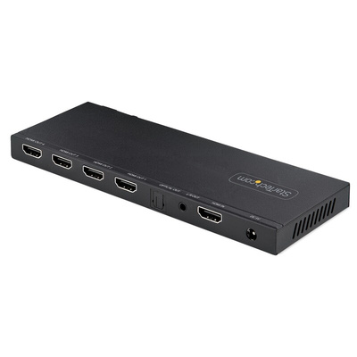 StarTech.com 5 Port 1 Input 4 Output HDMI Splitter  - up to 4K