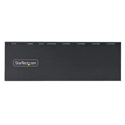 StarTech.com 5 Port 1 Input 4 Output HDMI Splitter  - up to 4K