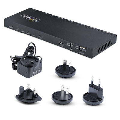 StarTech.com 5 Port 1 Input 4 Output HDMI Splitter  - up to 4K