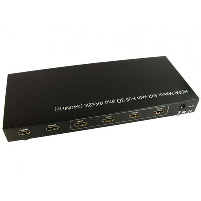 4 Port 4 Input 2 Output HDMI Splitter 4000 x 2000