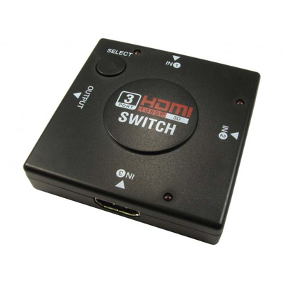 3 Port 3 Input 1 Output HDMI Switch 1080