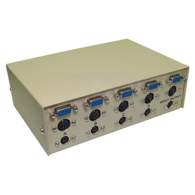 4 Port 4 Output SVGA Switch
