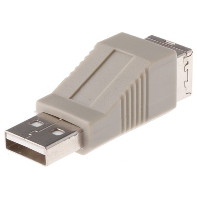 RS PRO USB A Male to USB B Female Adapter