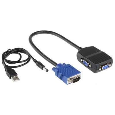 NewLink 1 Input 2 Output VGA Splitter 2048 x 1536