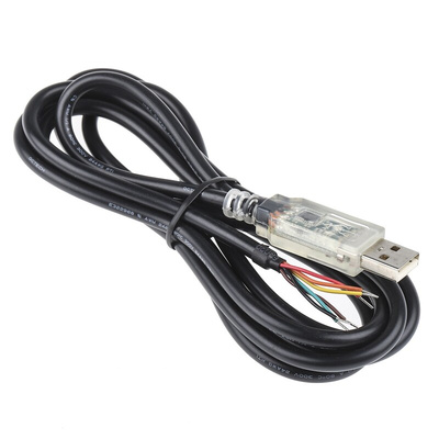FTDI Chip RS232 USB A Male to Cable End Converter Cable