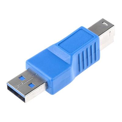 RS PRO USB A Male to USB B Male Adapter