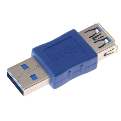 RS PRO USB A Male to USB A Female Adapter