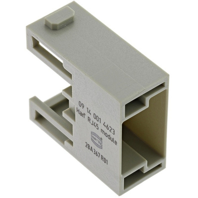 Harting RJ45 Male Insert for use with Patch Cables and RJ-I