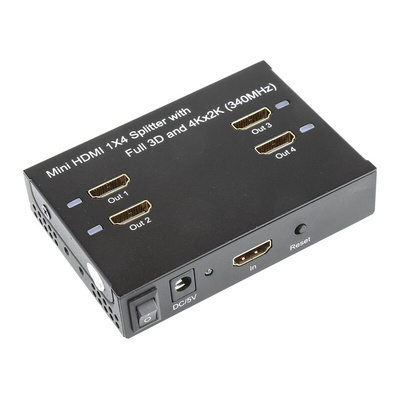 NewLink 4 Port 1 Input 4 Output HDMI Splitter - up to 4K
