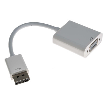 RS PRO DisplayPort Male to VGA Female Adapter
