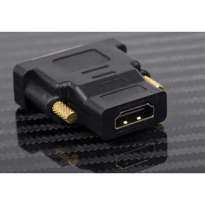 RS PRO Male to DVI-HDMI Female Female Network Adapter