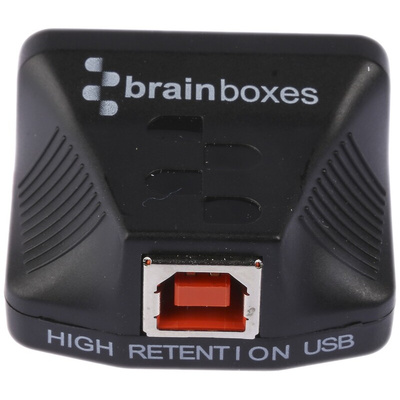 Brainboxes RS422, RS485 USB A Female to DB-9 Male Interface Converter
