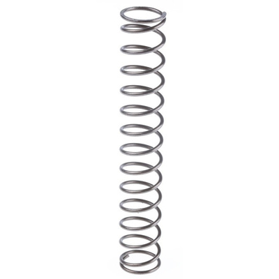 RS PRO Steel Alloy Compression Spring, 110mm x 17.6mm, 1.3N/mm