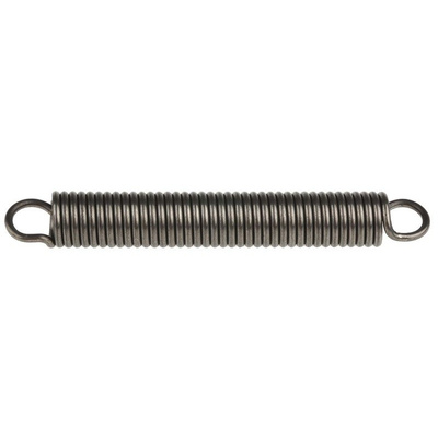 RS PRO Steel Extension Spring, 87.2mm x 12mm