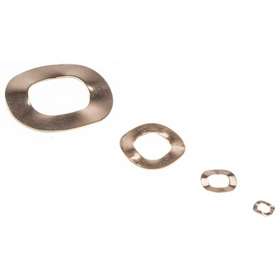 RS PRO 1160 piece Crinkle Copper Washers