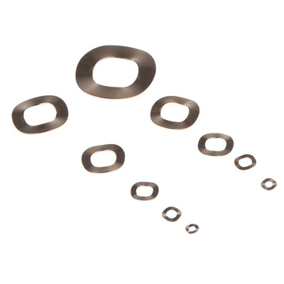 RS PRO 1160 piece Crinkle Copper Washers