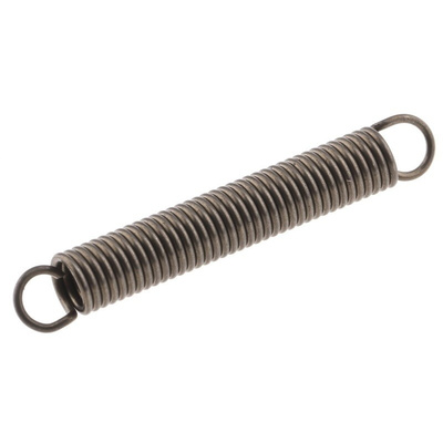 RS PRO Steel Extension Spring, 22.1mm x 3.2mm