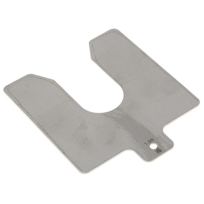 Stainless Steel Pre-Cut Shim, 100mm x 100mm x 1mm