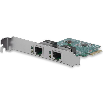 Startech 2 Port PCIe RJ45 Network Card, 10/100/1000Mbit/s